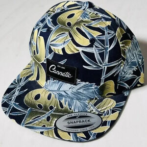 Connetic Floral Baseball Cap Hat - Snapback Adjustable - Very Clean